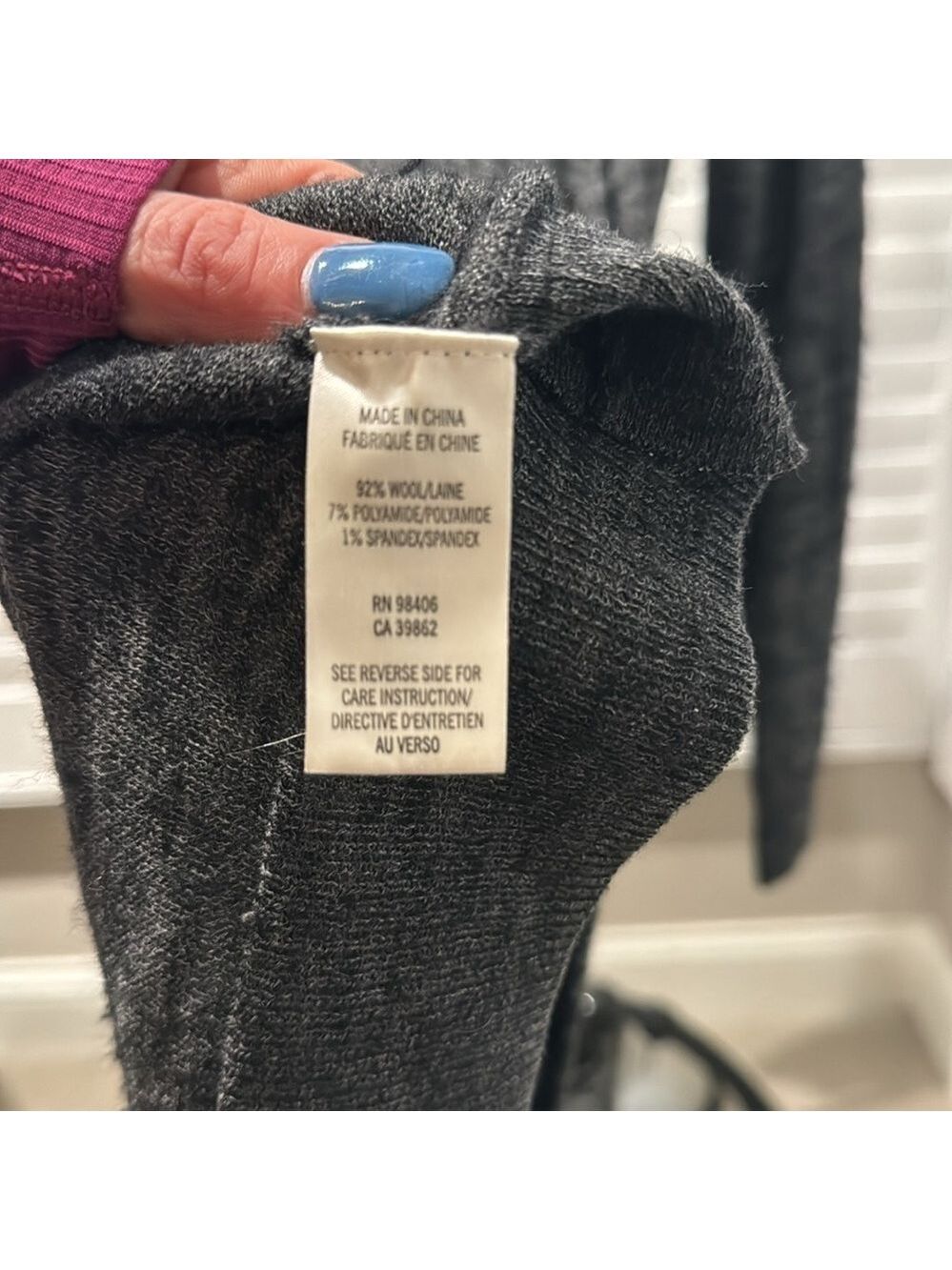 Theory Womens Gray Wool Maritza B New Steady Cardigan Sweater Large - Picture 3 of 5